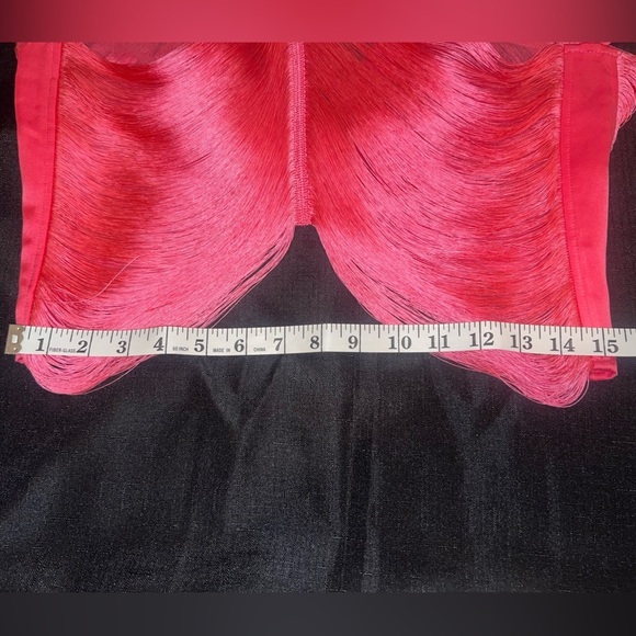 Cult Gaia Quella Fringed top in pink - Picture 13 of 14